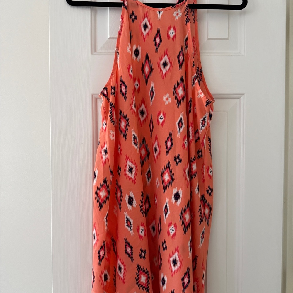 Tribal Print Sleeveless Dress